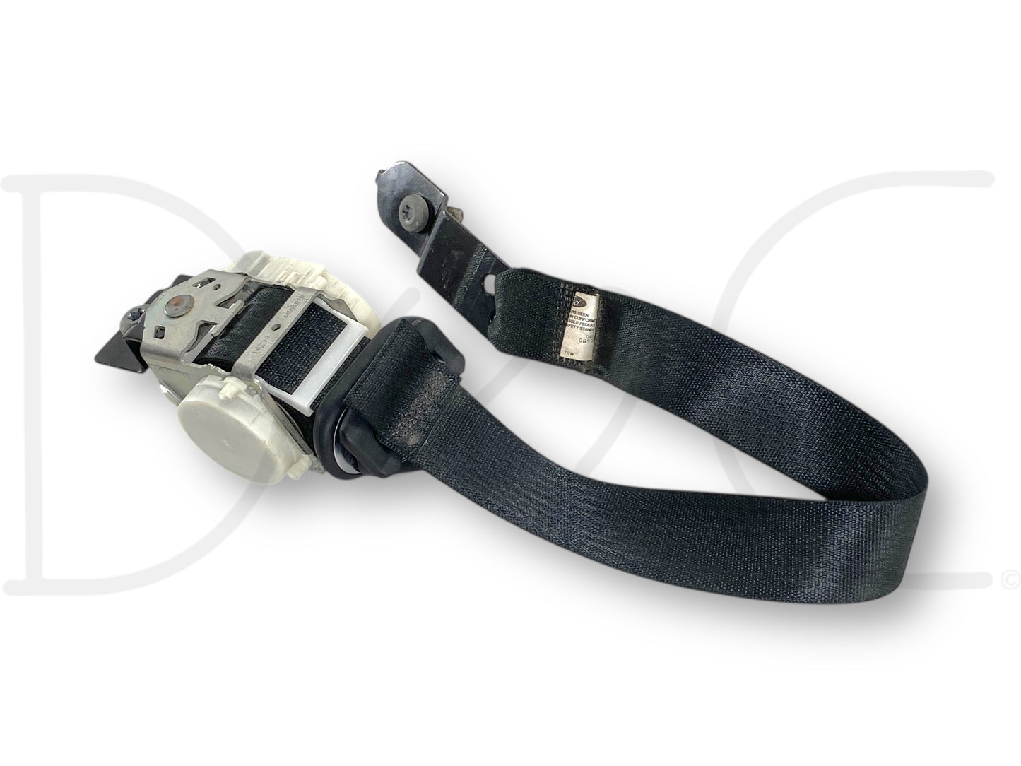 08-10 Ford F250 F350 Super Cab LH Left Driver Rear Seat Belt Seatbelt Black OE