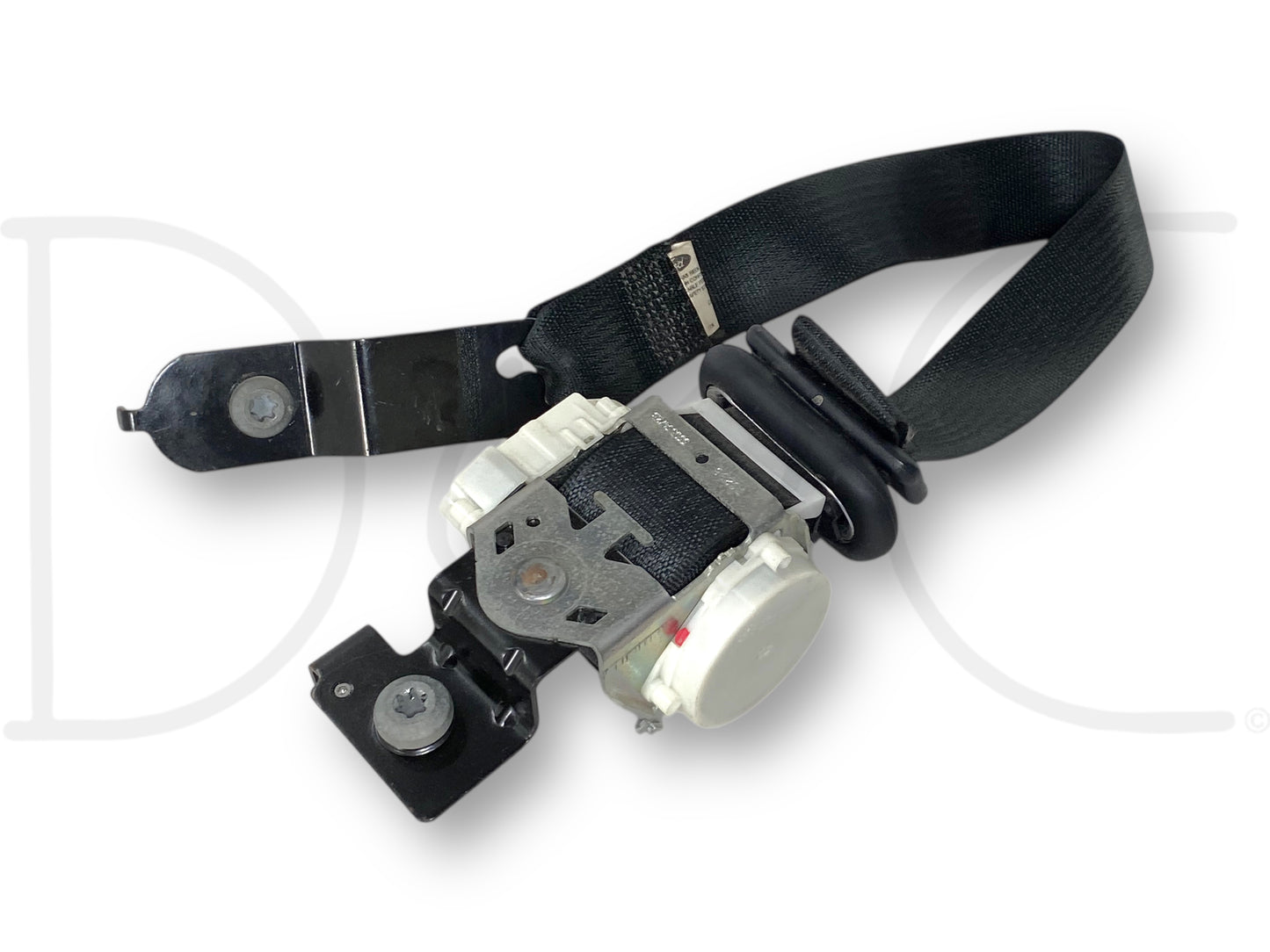 08-10 Ford F250 F350 Super Cab LH Left Driver Rear Seat Belt Seatbelt Black OE