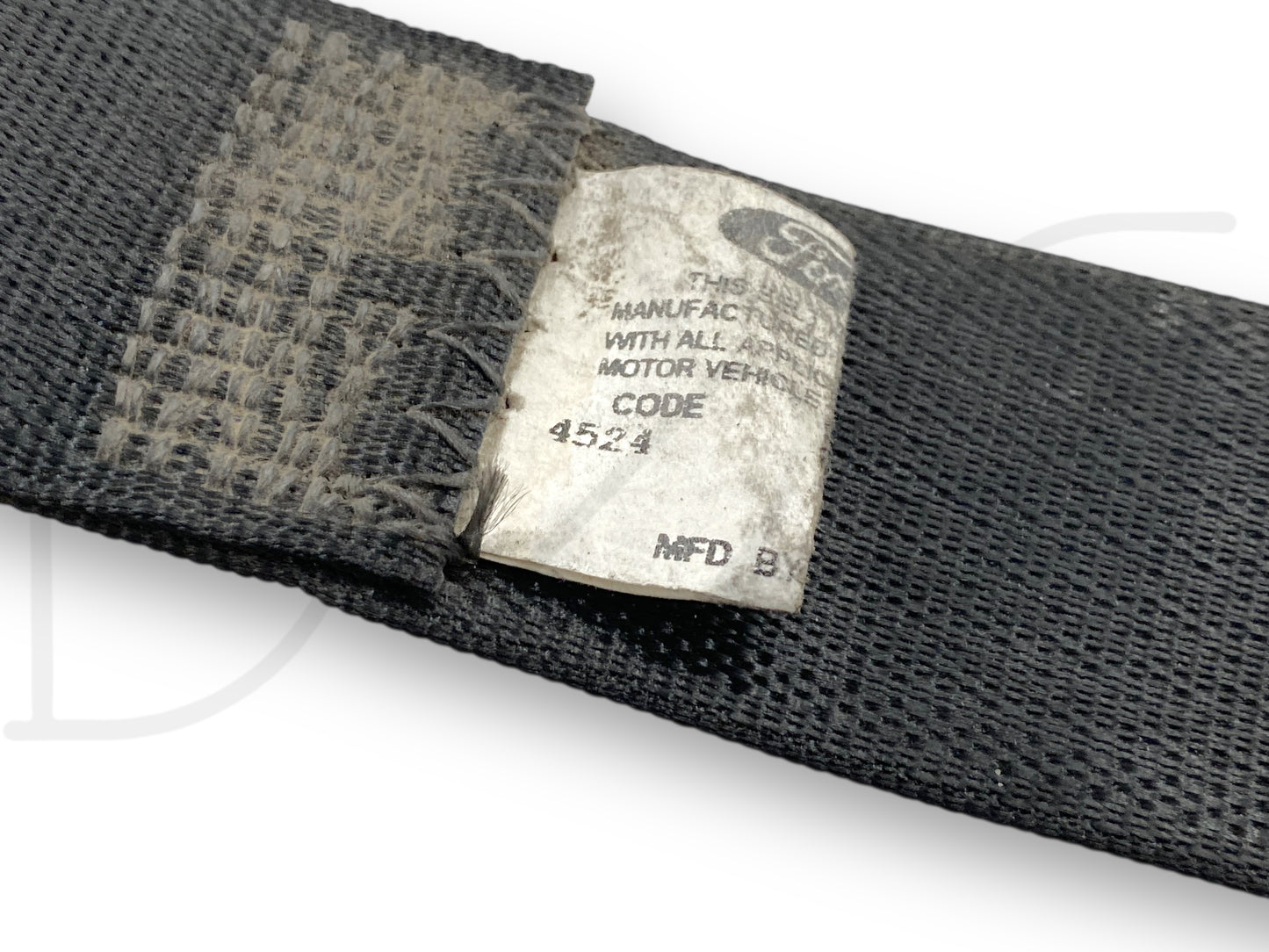 08-10 Ford F250 F350 Super Cab RH Right Passenger Rear Seat Belt Seatbelt Black