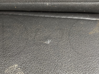 08-16 Ford F250 F350 Super Duty Extended Cab Rear Back Seat Black Leather