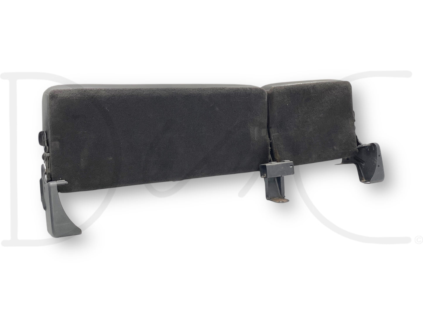 08-16 Ford F250 F350 Super Duty Extended Cab Rear Back Seat Black Leather