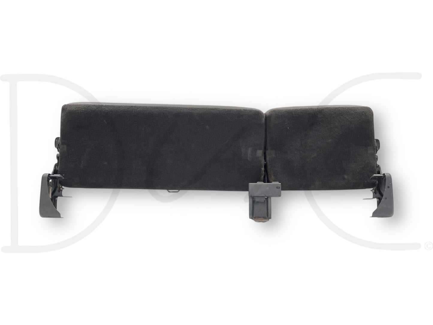 08-16 Ford F250 F350 Super Duty Extended Cab Rear Back Seat Black Leather