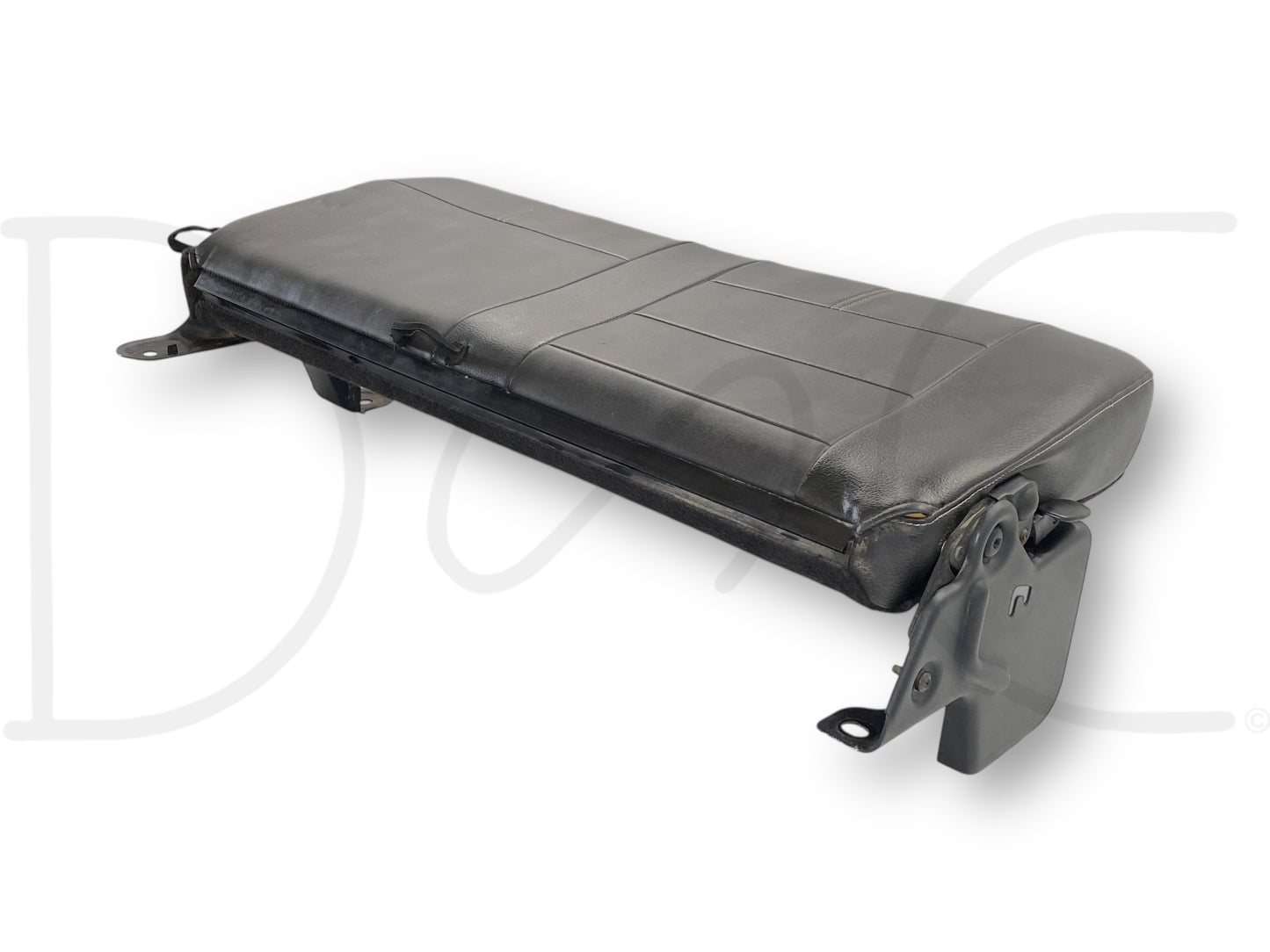 08-16 Ford F250 F350 Super Duty Extended Cab Rear Back Seat Black Leather