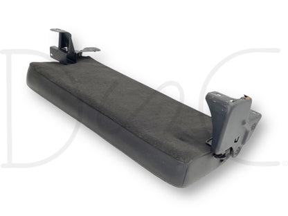 08-16 Ford F250 F350 Super Duty Extended Cab Rear Back Seat Black Leather