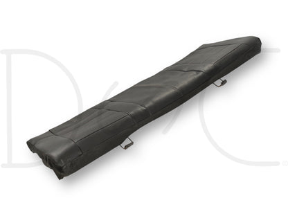 08-16 Ford F250 F350 Super Duty Extended Cab Rear Back Seat Black Leather