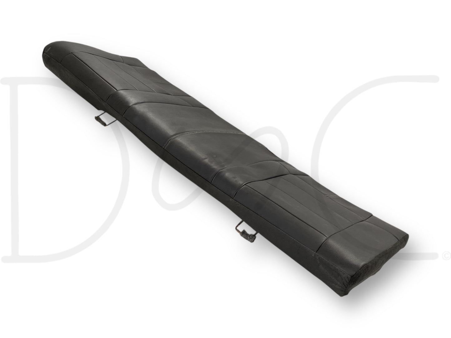 08-16 Ford F250 F350 Super Duty Extended Cab Rear Back Seat Black Leather