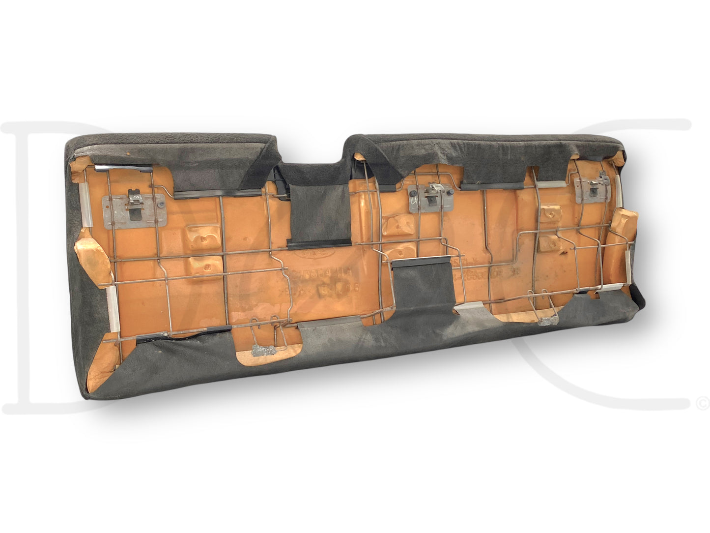 08-16 Ford F250 F350 Super Duty Extended Cab Rear Back Seat Black Leather