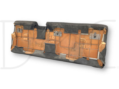 08-16 Ford F250 F350 Super Duty Extended Cab Rear Back Seat Black Leather