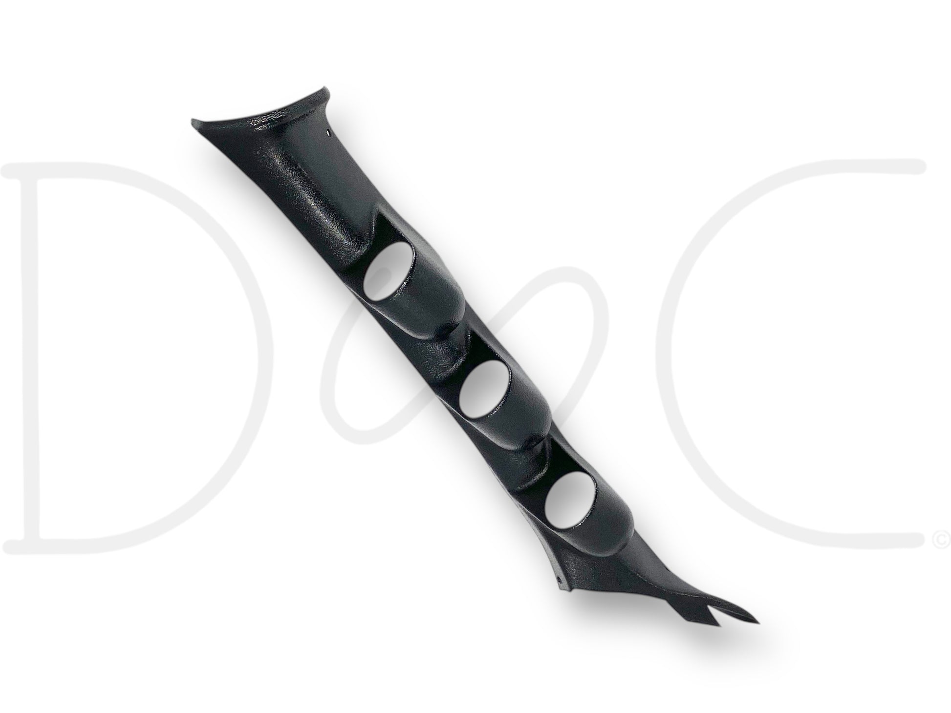 08-10 Ford F250 F350 LH Left Driver A-Pillar Trim Triple Gauge Pod Black, used condition with light wear, designed for 2008-2010 Ford F-250, F-350, F-450, F-550 trucks, compatible with 6.4L Powerstroke and Super Duty models, OEM quality trim gauge pod.