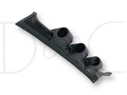 08-10 Ford F250 F350 LH Left Driver A-Pillar Trim Triple Gauge Pod Black