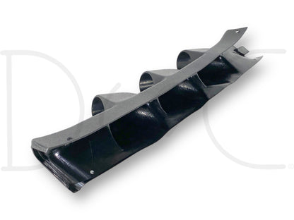 08-10 Ford F250 F350 LH Left Driver A-Pillar Trim Triple Gauge Pod Black