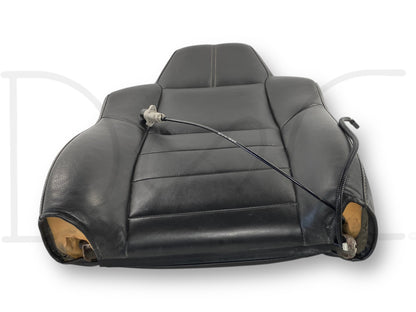 08-10 Ford F250 F350 RH Right Passenger Seat Back Upper Cushion Black Leather