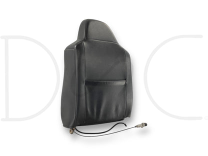 08-10 Ford F250 F350 RH Right Passenger Seat Back Upper Cushion Black Leather