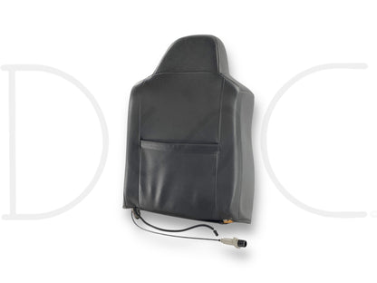 08-10 Ford F250 F350 RH Right Passenger Seat Back Upper Cushion Black Leather