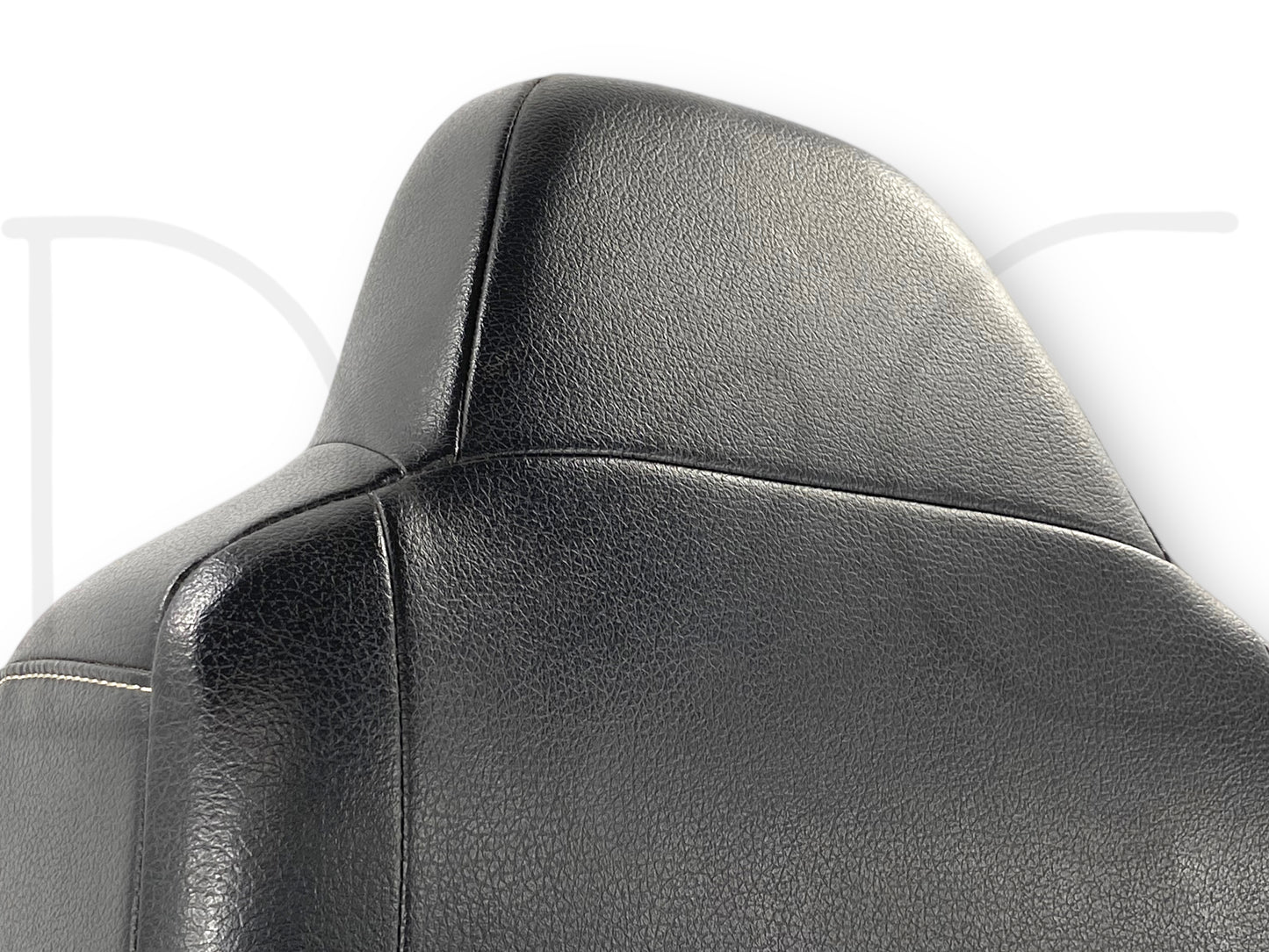 08-10 Ford F250 F350 RH Right Passenger Seat Back Upper Cushion Black Leather