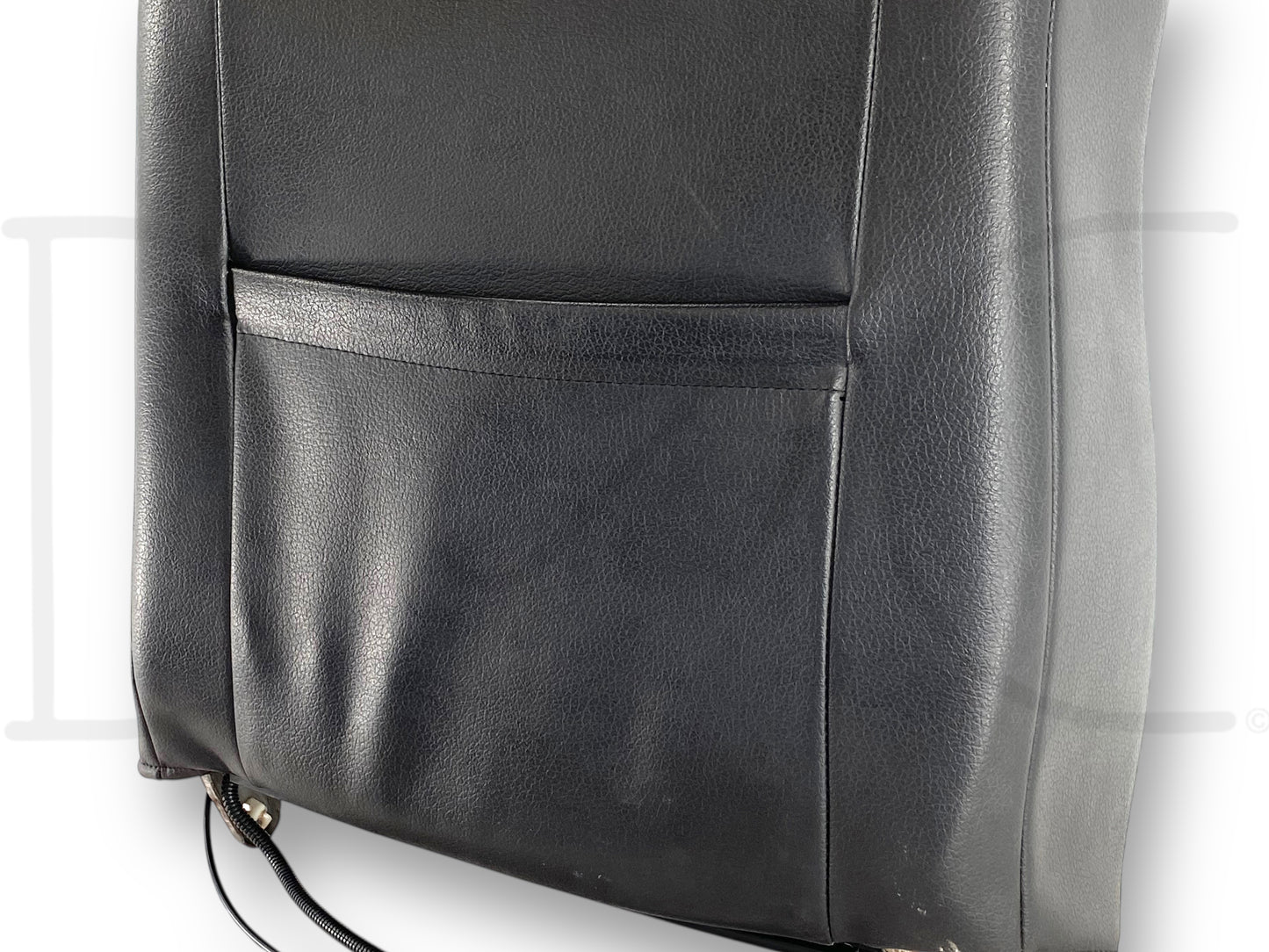 08-10 Ford F250 F350 RH Right Passenger Seat Back Upper Cushion Black Leather