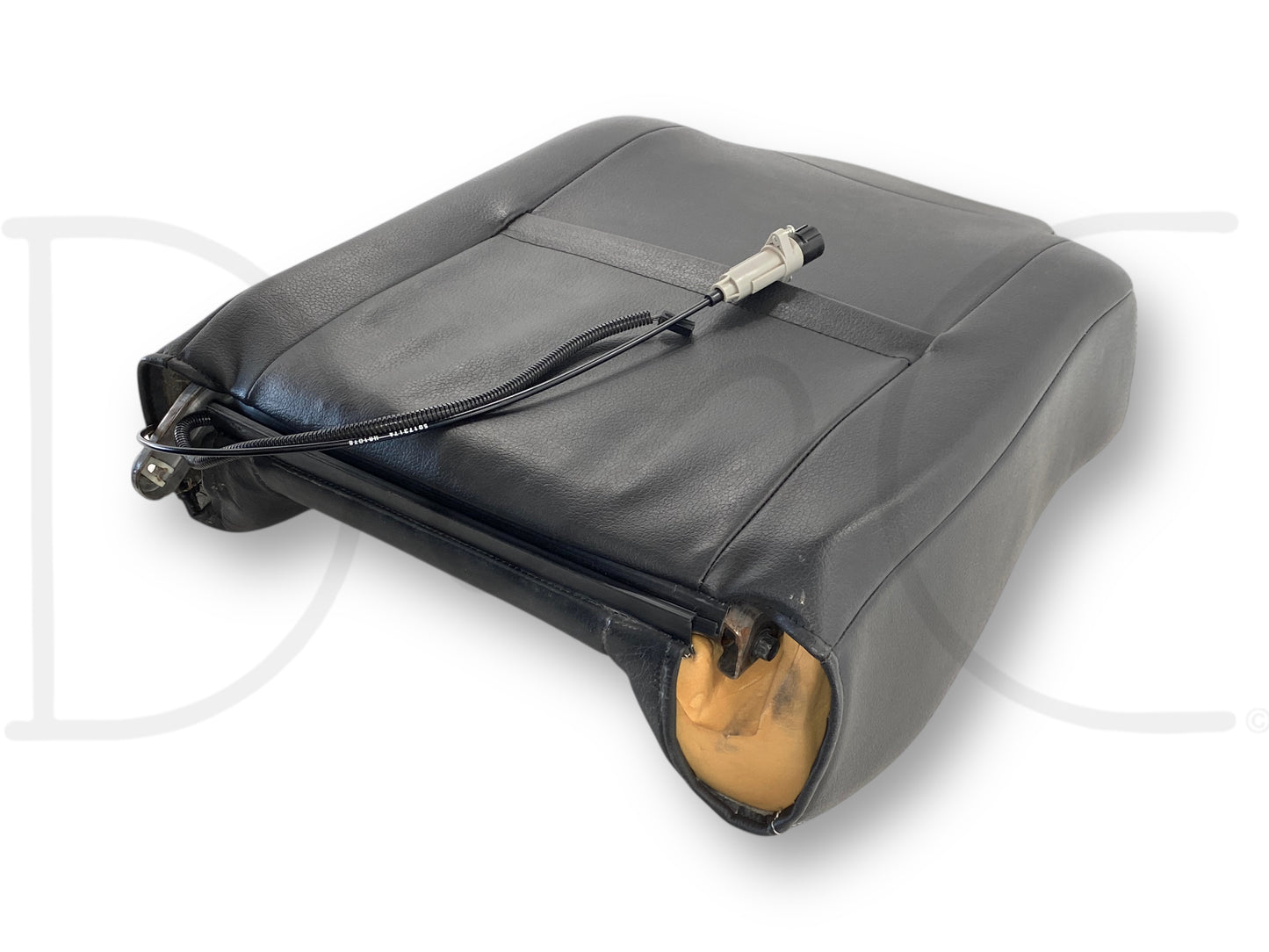 08-10 Ford F250 F350 RH Right Passenger Seat Back Upper Cushion Black Leather