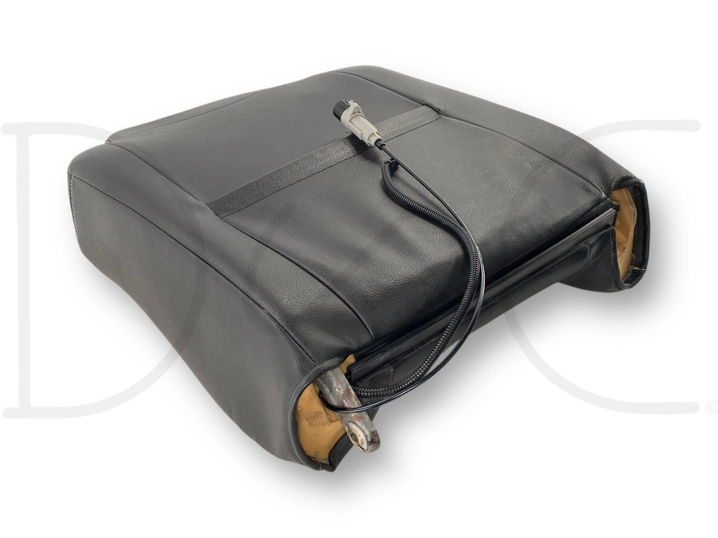 08-10 Ford F250 F350 RH Right Passenger Seat Back Upper Cushion Black Leather