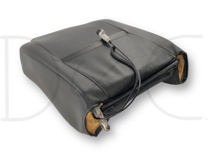 08-10 Ford F250 F350 RH Right Passenger Seat Back Upper Cushion Black Leather