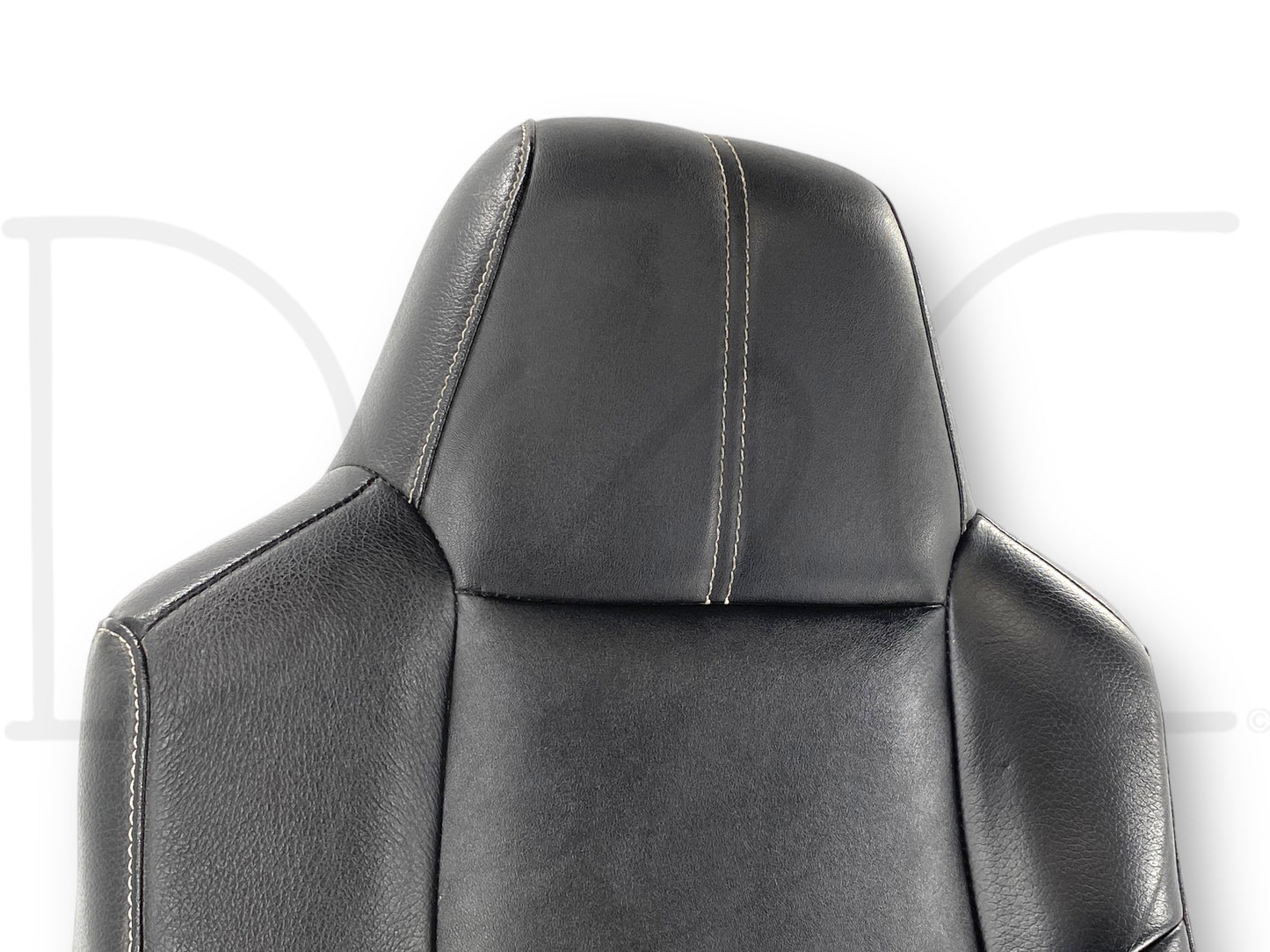 08-10 Ford F250 F350 RH Right Passenger Seat Back Upper Cushion Black Leather
