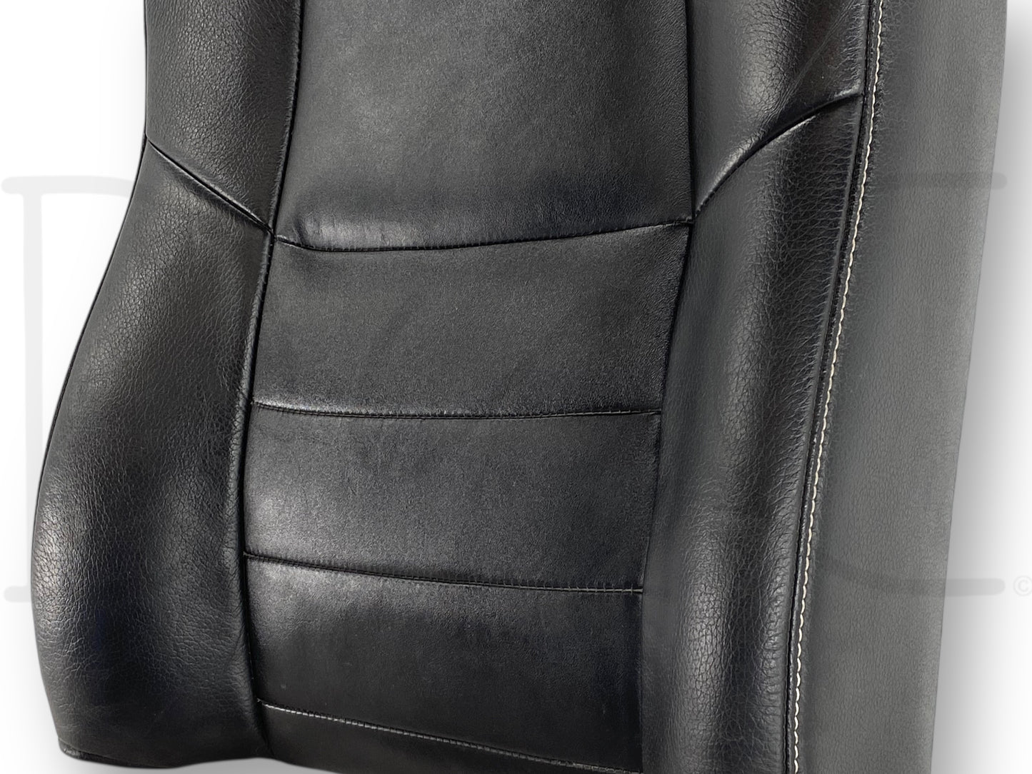 08-10 Ford F250 F350 RH Right Passenger Seat Back Upper Cushion Black Leather