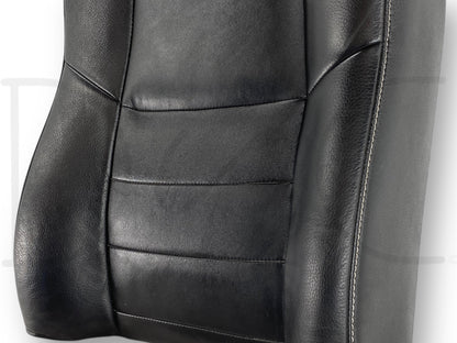 08-10 Ford F250 F350 RH Right Passenger Seat Back Upper Cushion Black Leather