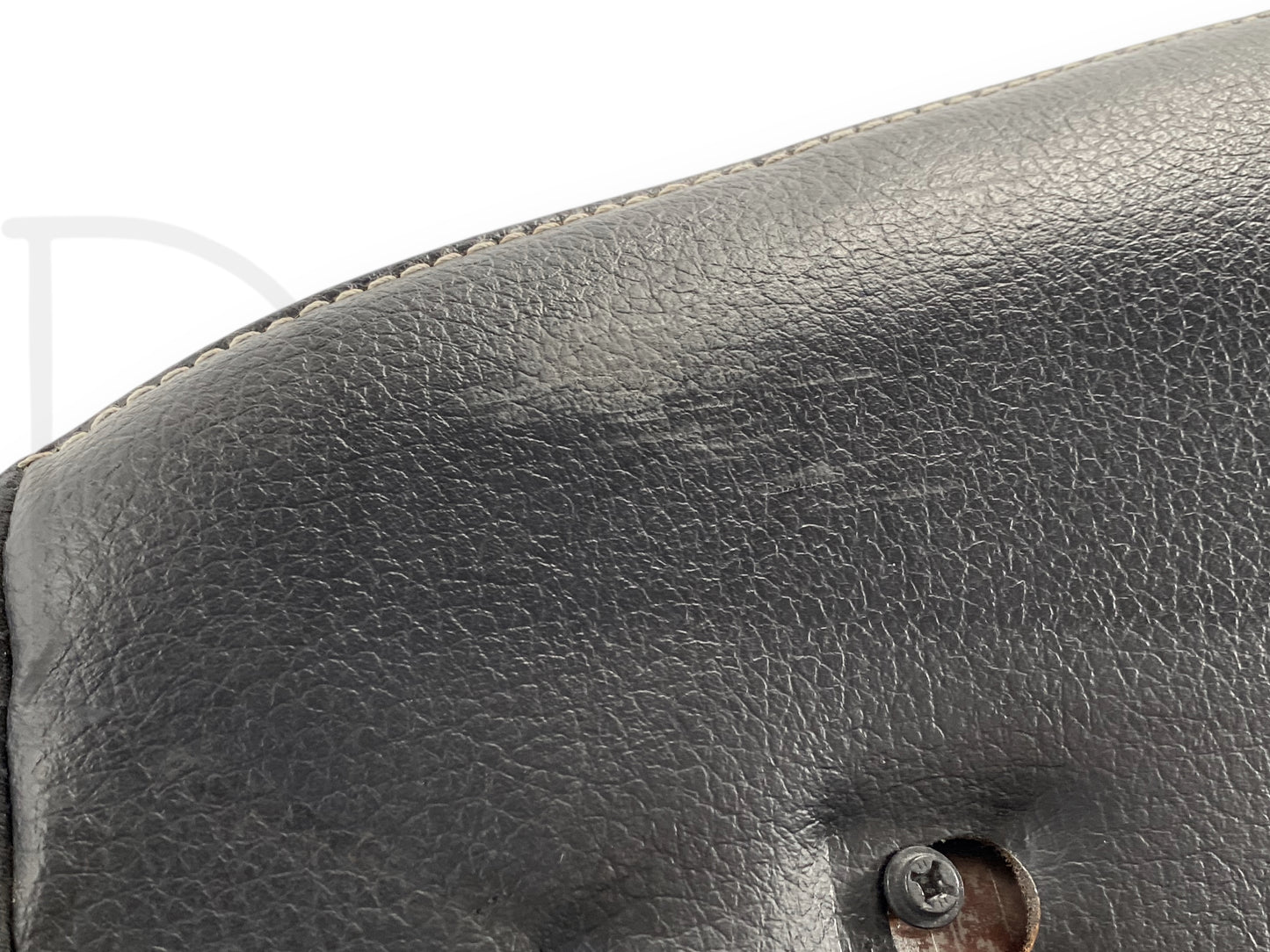 08-10 Ford F250 F350 RH Right Passenger Front Seat Bottom Cushion Black Leather