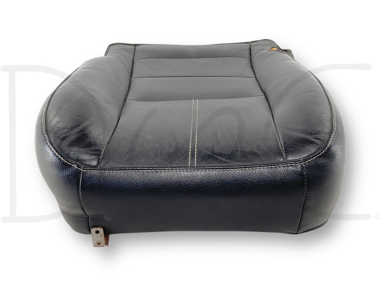 08-10 Ford F250 F350 RH Right Passenger Front Seat Bottom Cushion Black Leather