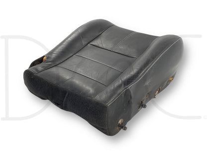 08-10 Ford F250 F350 RH Right Passenger Front Seat Bottom Cushion Black Leather