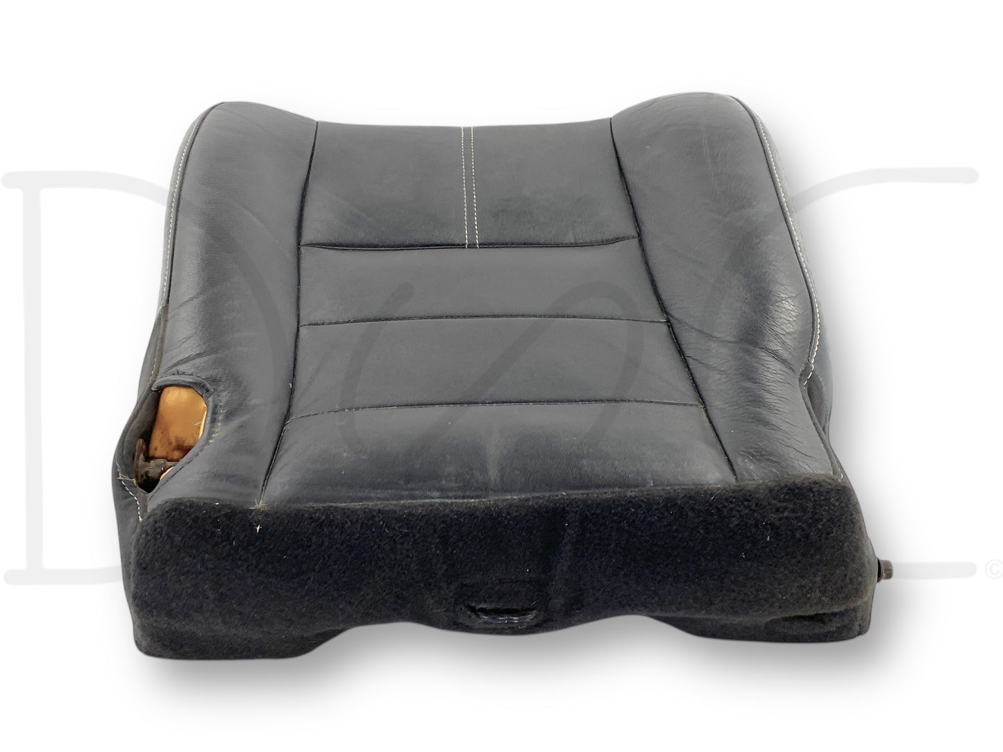 08-10 Ford F250 F350 RH Right Passenger Front Seat Bottom Cushion Black Leather
