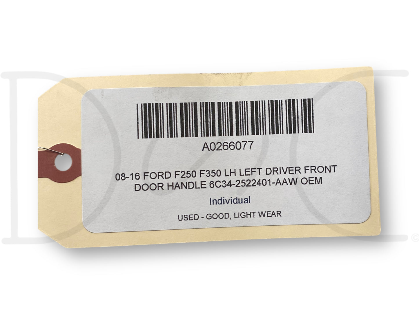 08-16 Ford F250 F350 LH Left Driver Front Door Handle 6C34-2522401-Aaw OEM