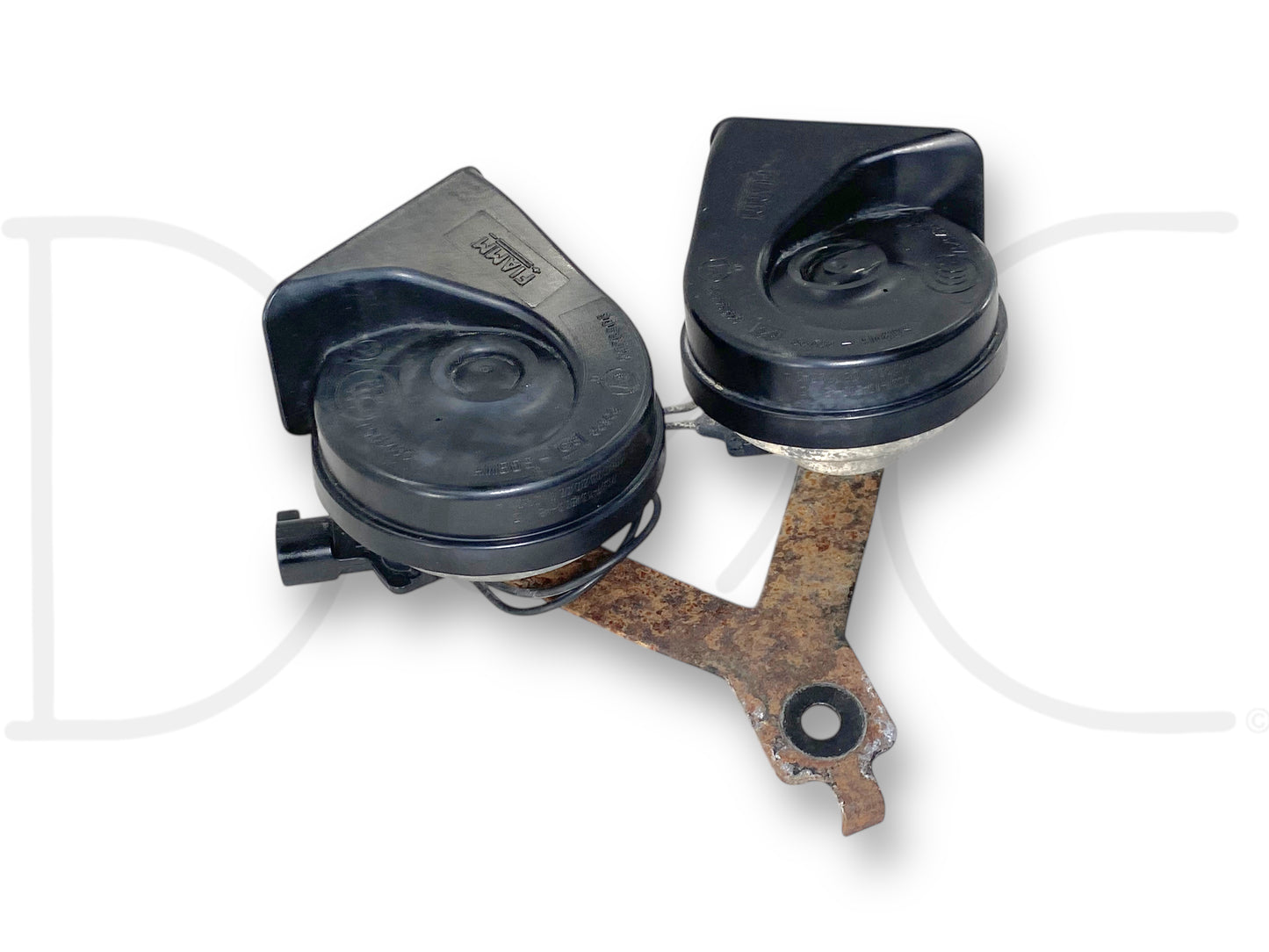 08-10 Ford F250 F350 Super Duty Horn Pair OEM Dual Note Horns 7C3T-13A803-AB