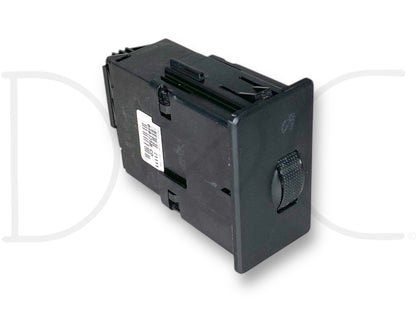 08-10 Ford F-250 F-350 Super Duty Instrument Panel Dimmer Switch OEM, used condition with light wear, black plastic housing with adjustable textured dial for dashboard lighting control, compatible with 2008-2010 Ford Super Duty trucks including F-250, F-350, F-450, and F-550 models.
