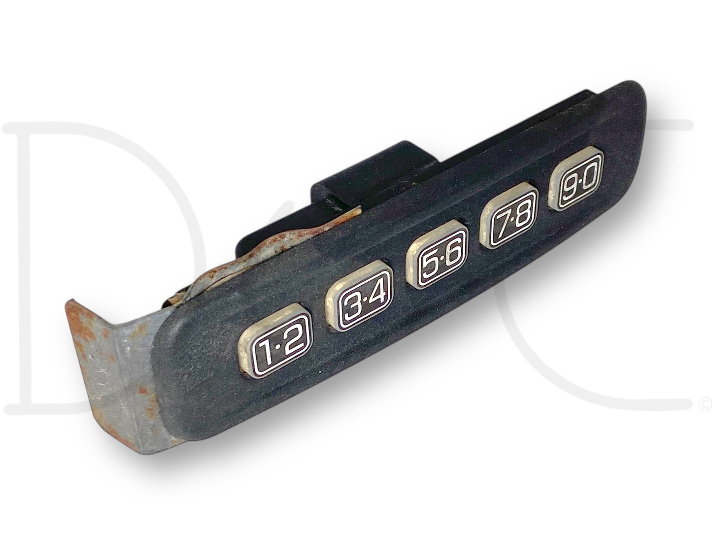 08-10 Ford F250 F350 Door Lock Keyless Entry Code Button Key Pad OEM used with light wear, compatible with 2008 to 2010 Ford F-250, F-350, F-450, and F-550 models, featuring numbered buttons 1-2, 3-4, 5-6, 7-8, and 9-0 in black and gray.