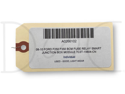 08-10 Ford F250 F350 BCM Fuse Relay Smart Junction Box Module 7C3T-15604-Cn