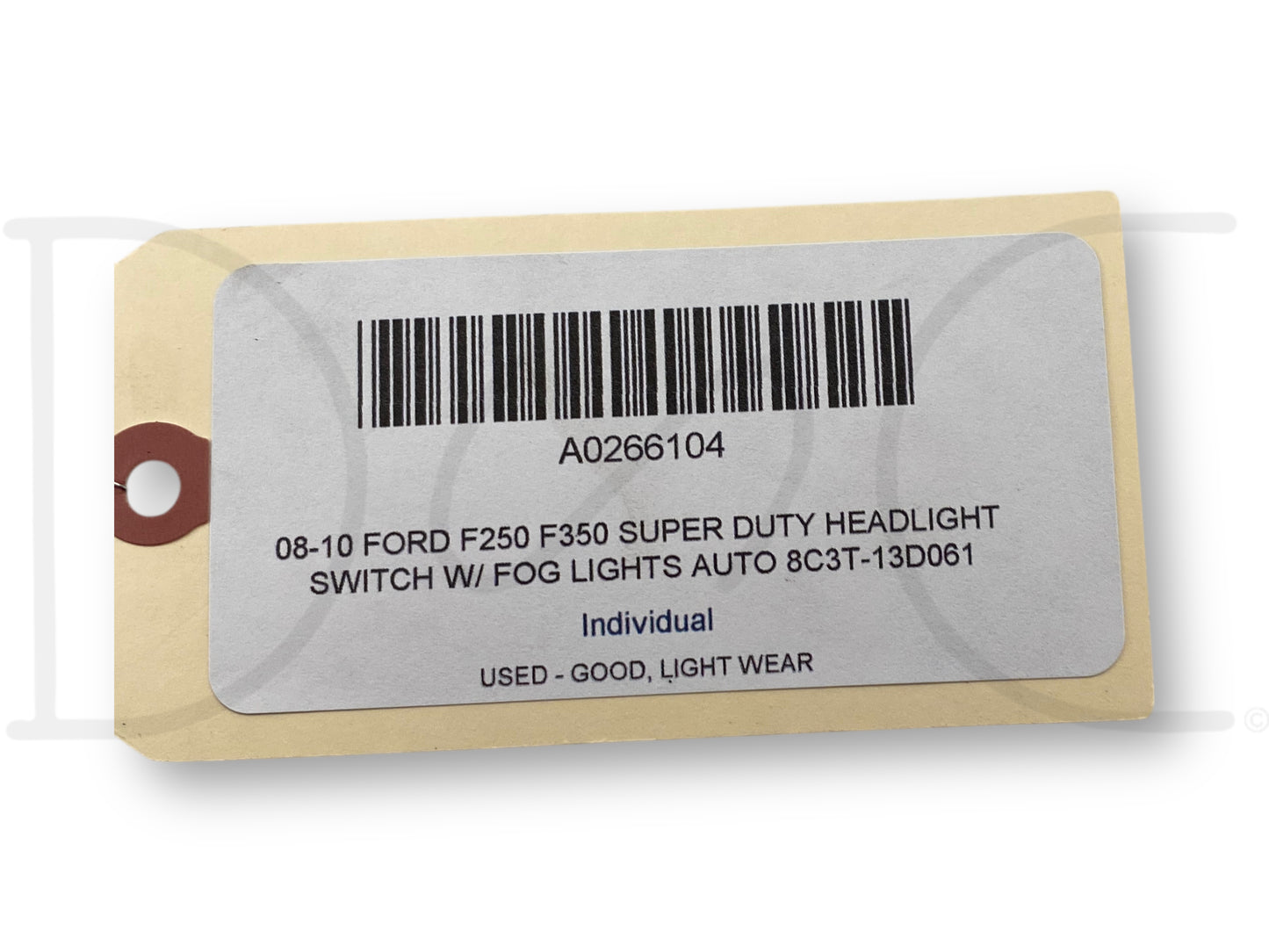 08-10 Ford F250 F350 Super Duty Headlight Switch W/ Fog Lights Auto 8C3T-13D061