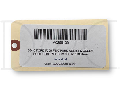 08-10 Ford F250 F350 Park Assist Module Body Control BCM 8C3T-15T850-Aa