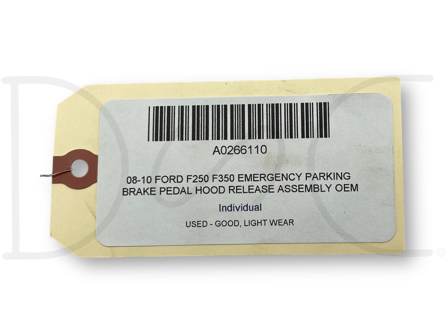 08-10 Ford F250 F350 Emergency Parking Brake Pedal Hood Release Assembly OEM