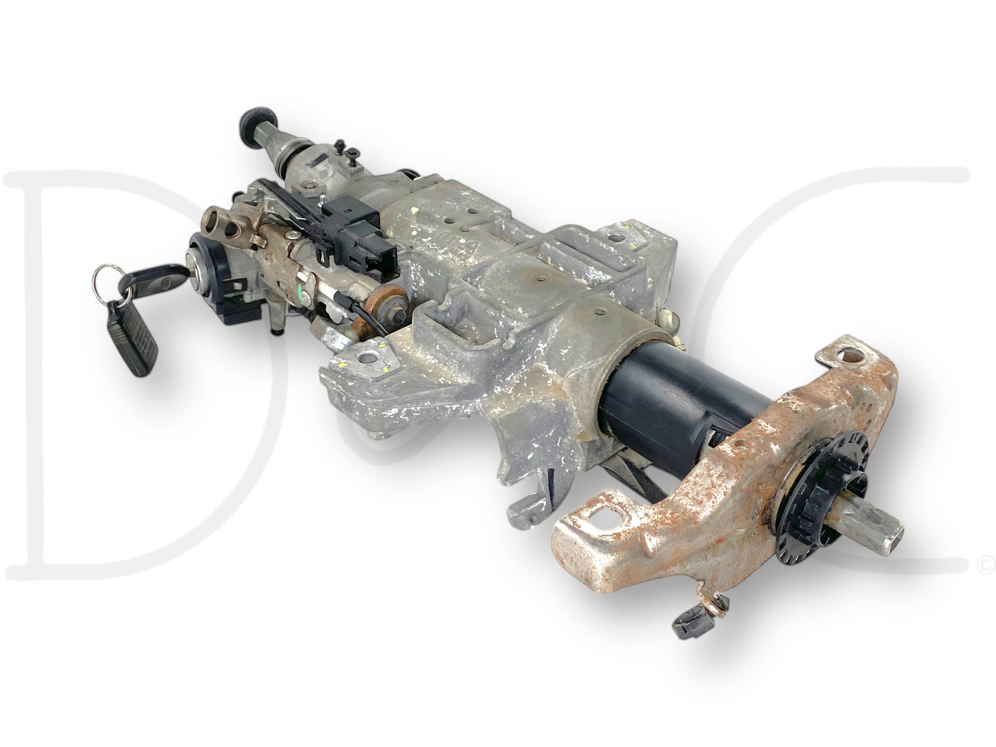 08-10 Ford F250 F350 Tilt Steering Column Auto Trans W/ Pats & Ignition Key OE