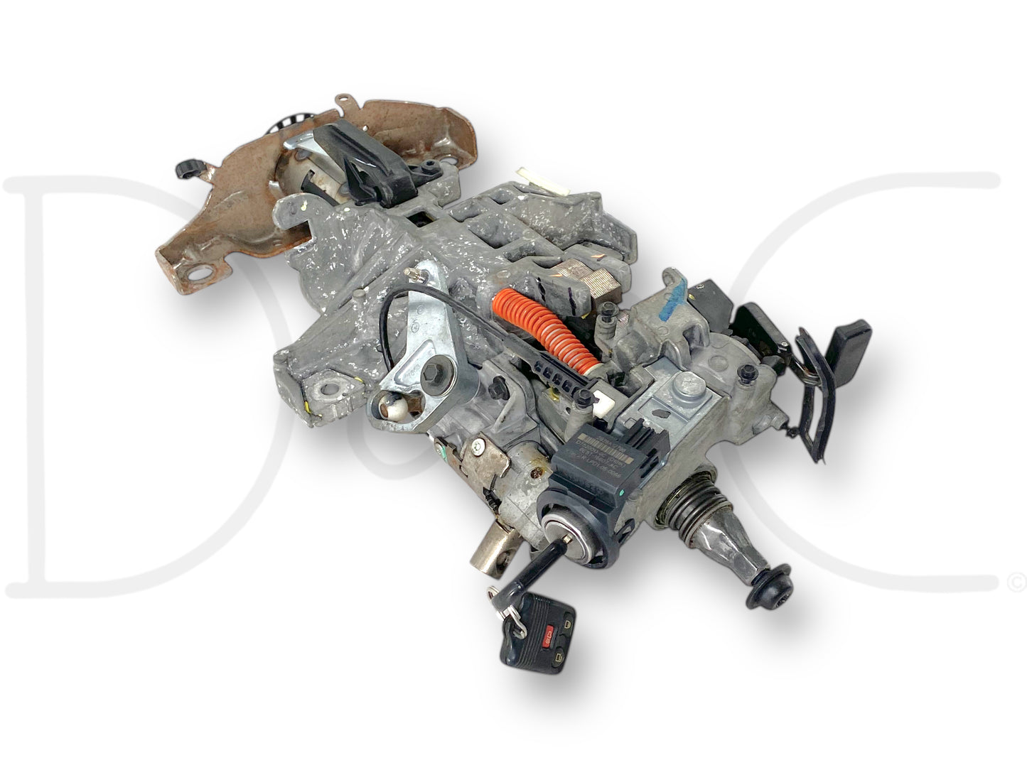 08-10 Ford F250 F350 Tilt Steering Column Auto Trans W/ Pats & Ignition Key OE