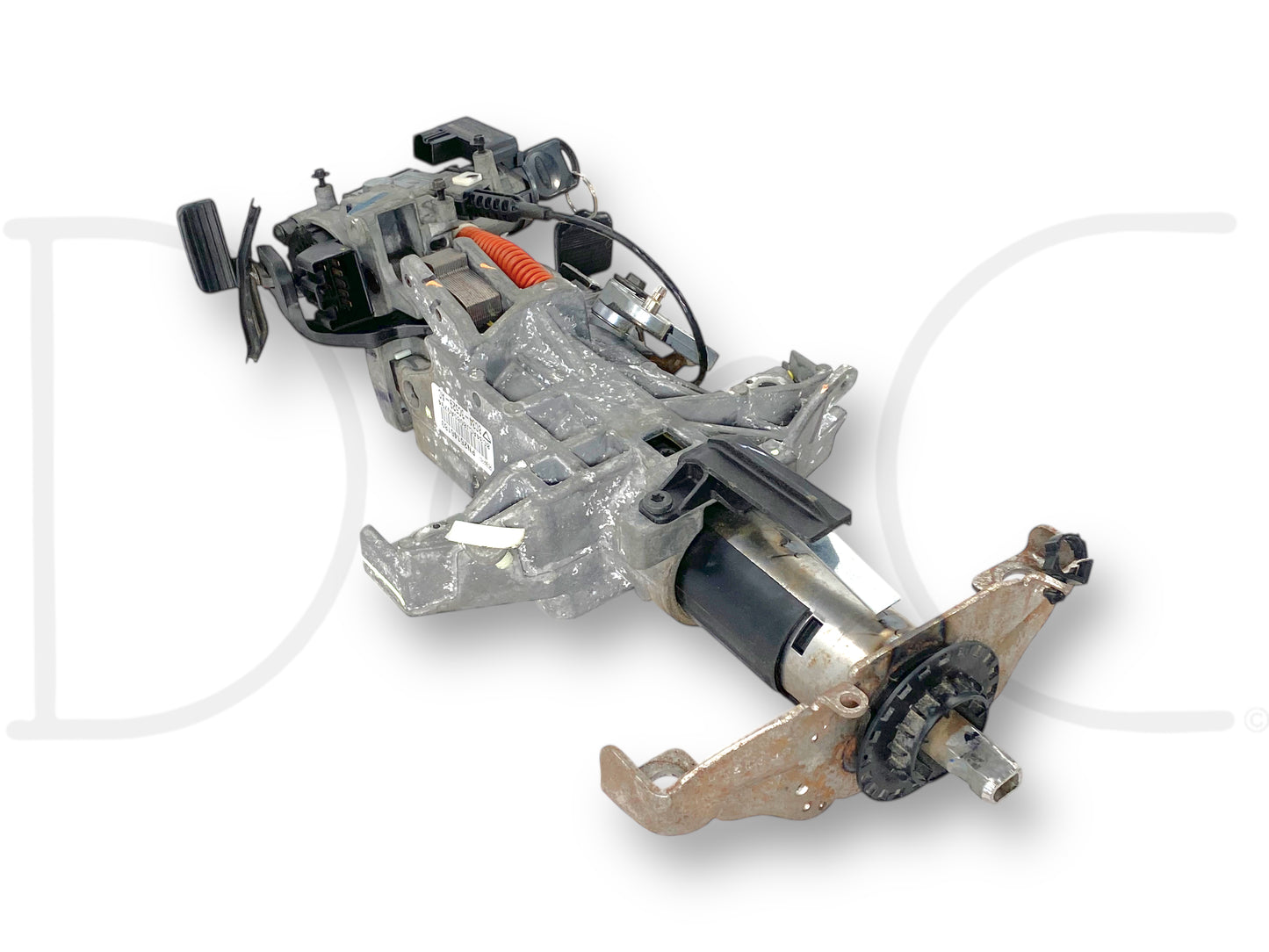 08-10 Ford F250 F350 Tilt Steering Column Auto Trans W/ Pats & Ignition Key OE