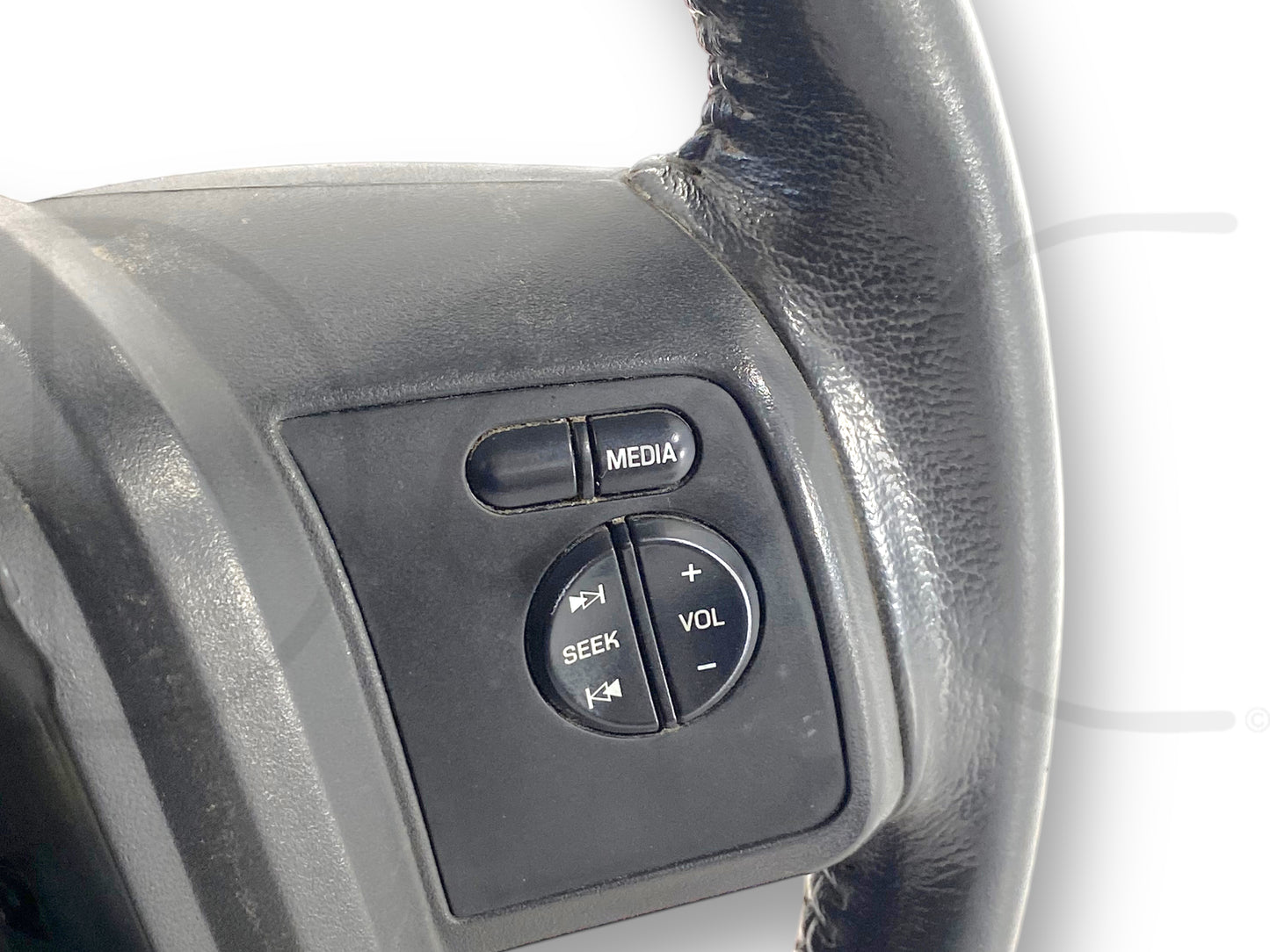 08-10 Ford F250 F350 Steering Wheel Black Leather W/ Audio & Cruise Control OEM
