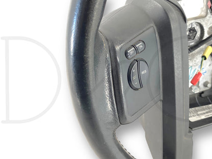 08-10 Ford F250 F350 Steering Wheel Black Leather W/ Audio & Cruise Control OEM