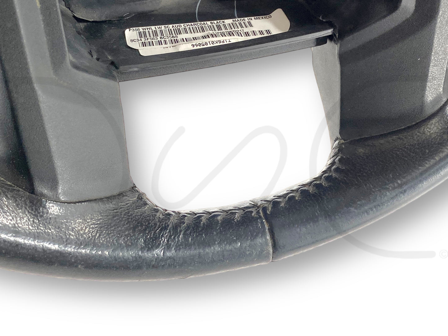 08-10 Ford F250 F350 Steering Wheel Black Leather W/ Audio & Cruise Control OEM