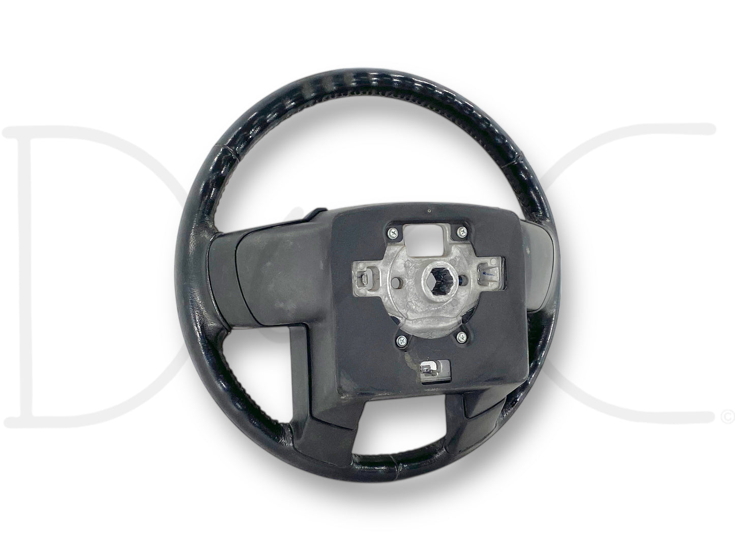 08-10 Ford F250 F350 Steering Wheel Black Leather W/ Audio & Cruise Control OEM