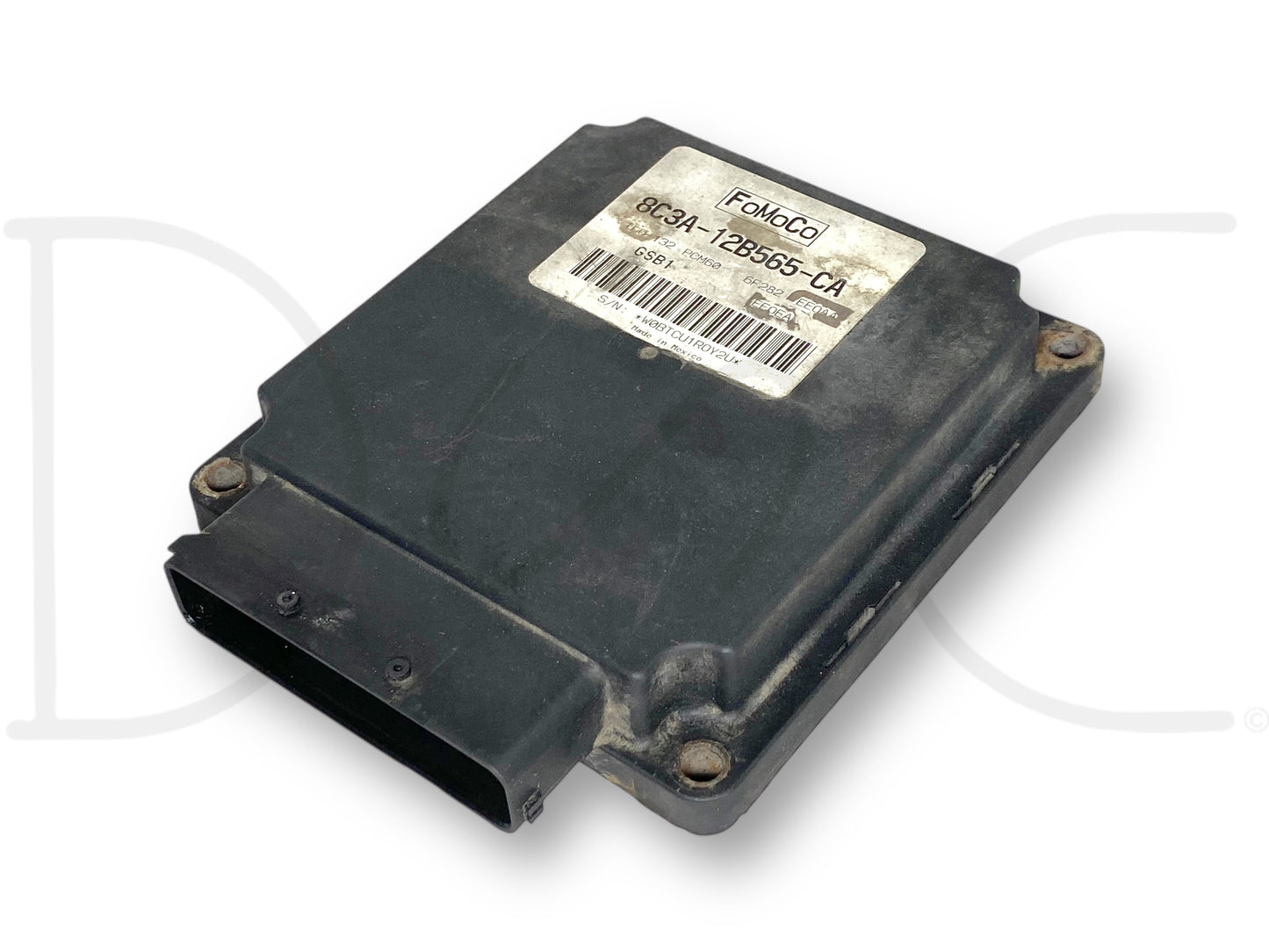 08-09 Ford F250 F350 6.4 6.4L TCM TCU Trans Module Computer 8C3A-12B565-Ca used transmission control module with light wear, compatible with 2008 and 2009 Ford Super Duty models including F-250, F-350, F-450, and F-550 trucks.