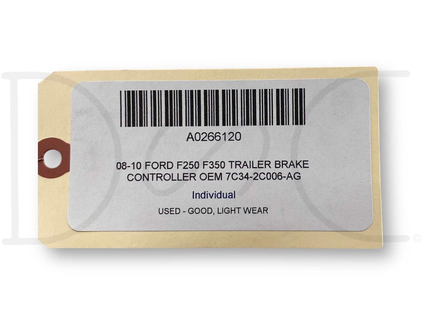 08-10 Ford F250 F350 Trailer Brake Controller OEM 7C34-2C006-Ag