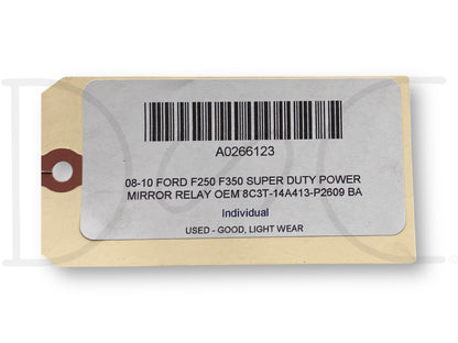 08-10 Ford F250 F350 Super Duty Power Mirror Relay OEM 8C3T-14A413-P2609 Ba