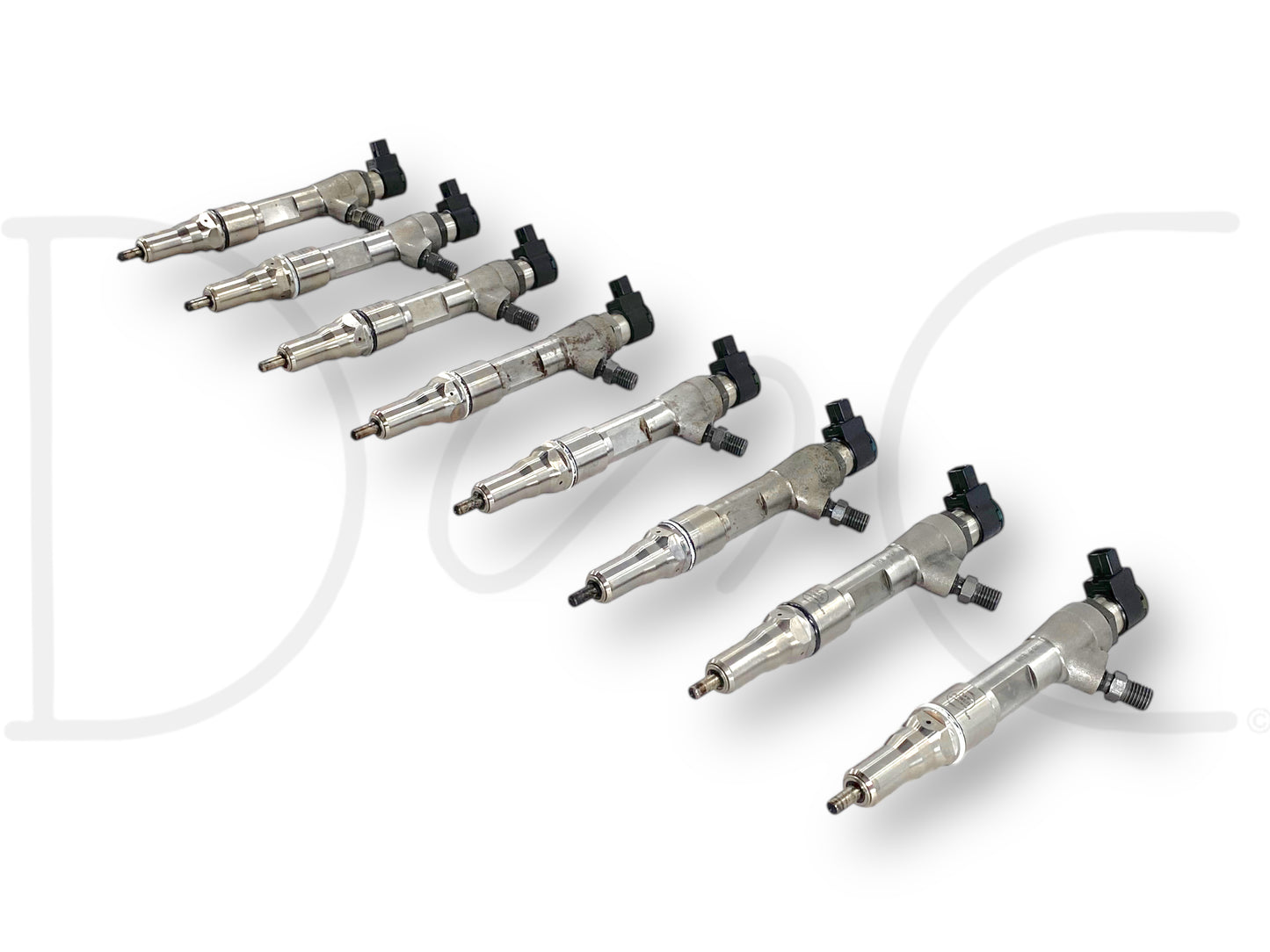 08-10 Ford F250 F350 6.4 6.4L Diesel Fuel Injector Set (8) Injectors *Cores*
