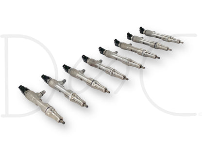 08-10 Ford F250 F350 6.4 6.4L Diesel Fuel Injector Set (8) Injectors *Cores*